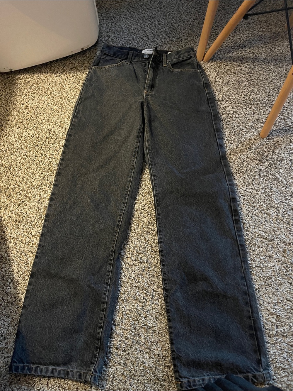 Cotton On Straight Leg Jeans - Black Wash